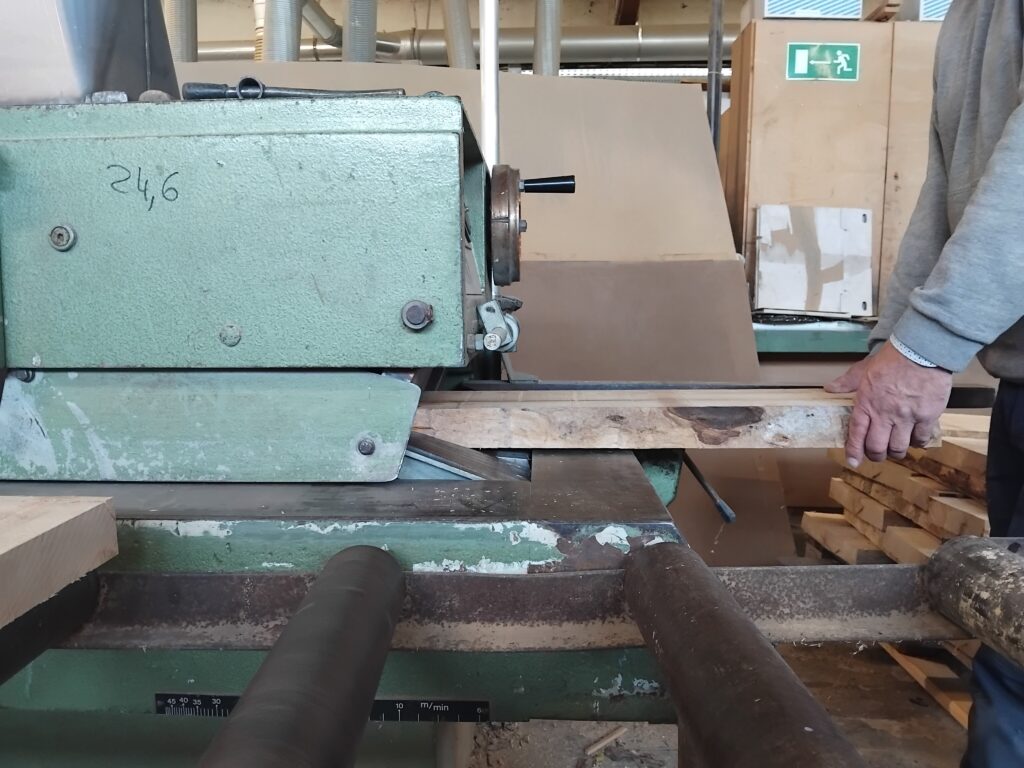 Zuschnitt auf Produktlänge